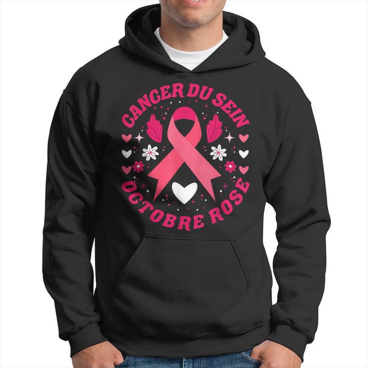 Sweat à Capuche Octobre Rose 2025 - Ruban Rose Sensibilisation Cancer Du Sein - Cadeau De Soutien Pour Femmes Guerrières - Slogan 'Plus Puissante Que Le Cancer'