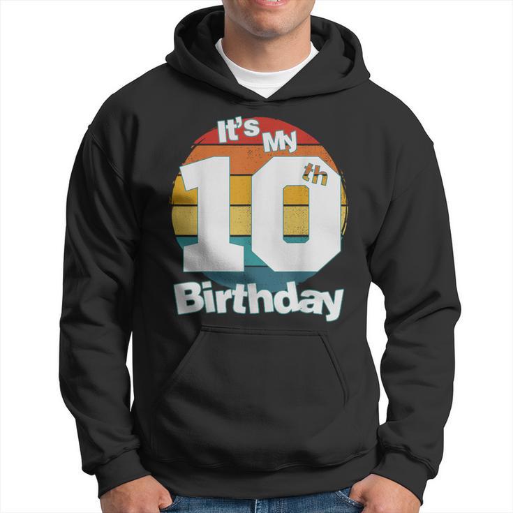 Camisa De Cumpleaños Número 10 Es Mi 10 Cumpleaños Cumpleaños 10 Años Sudadera