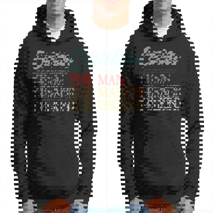 Carlos Name I Proudintage Personalizado I Carlos Nombre Sudadera