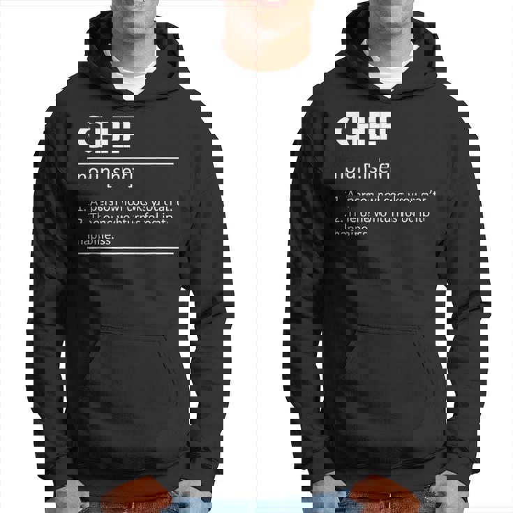 Chef Chef Definition Regalo De Chef Chef Chef Sudadera