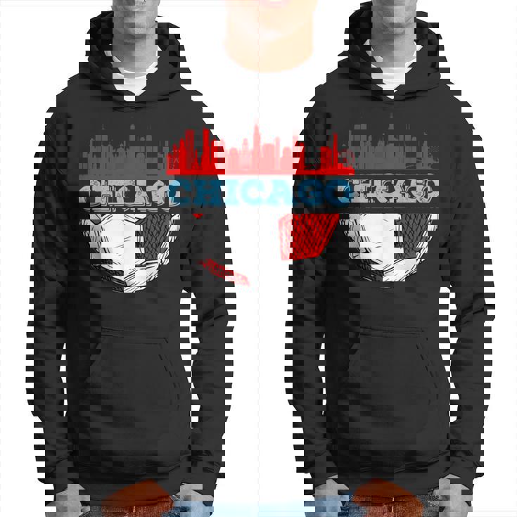 Chicago Skyline Chicago Soccer Futbol Lover Hoodie