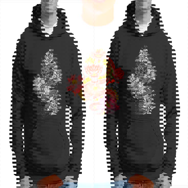 Chinese Asian Dragon Retro Grunge Edgy Aestheticaporwave Felpa con cappuccio