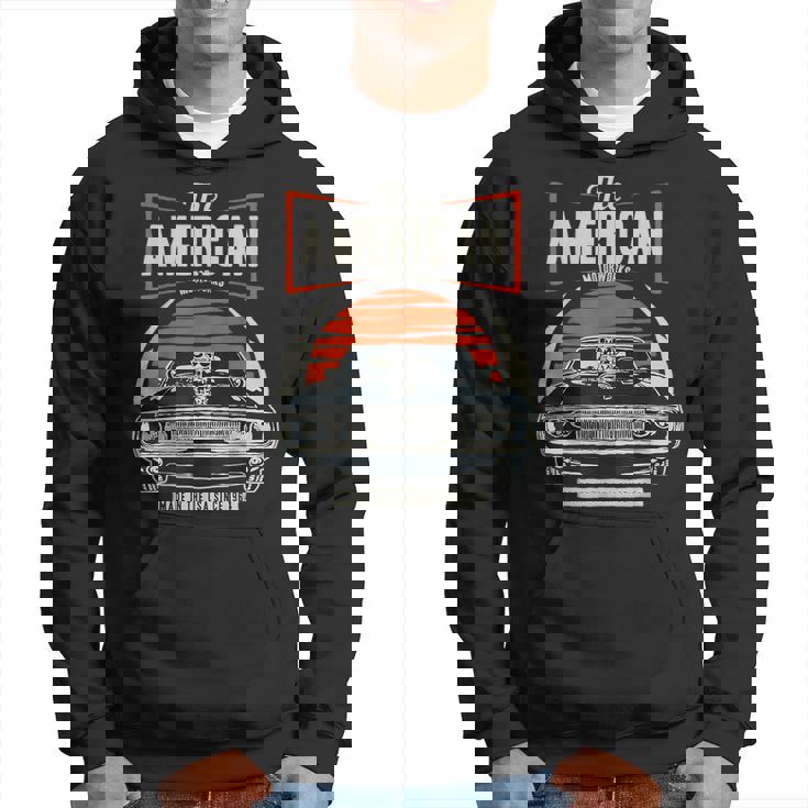 Clásica Americana Muscle Cars Sudadera