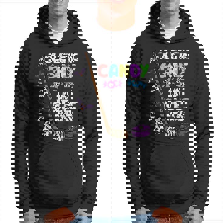 Coleccionando Caramelos Diseño Divertido Hockey Deporte Sudadera