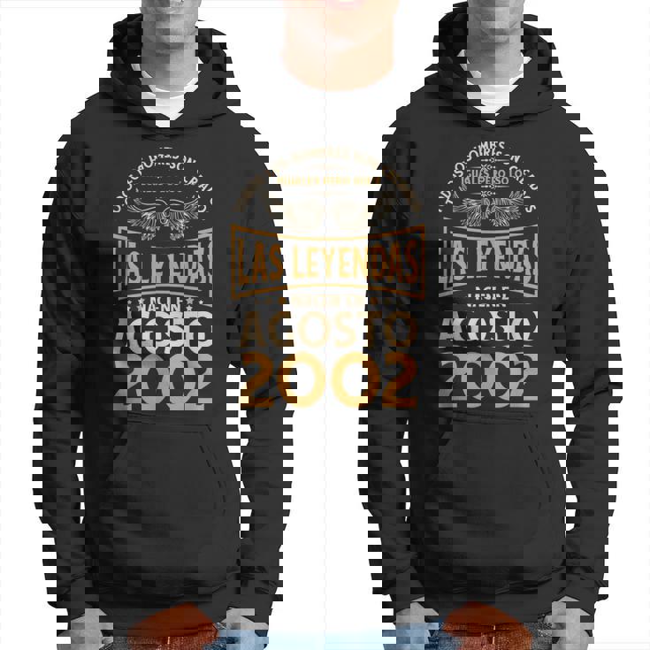 Cumpleaños Hombre Regalos Las Leyendas Agosto 2002 Sudadera