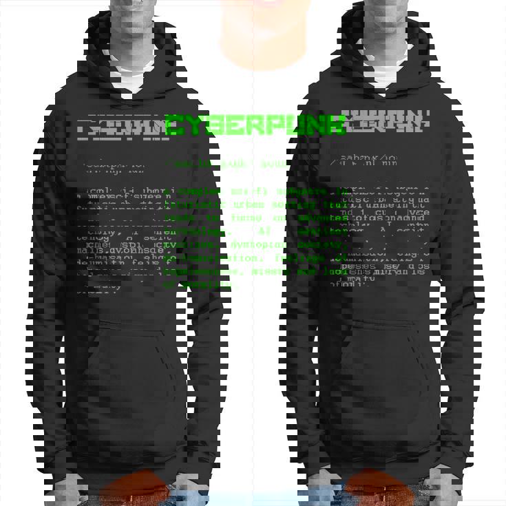 Cyberpunk Word Definition Cyberpunk Sudadera
