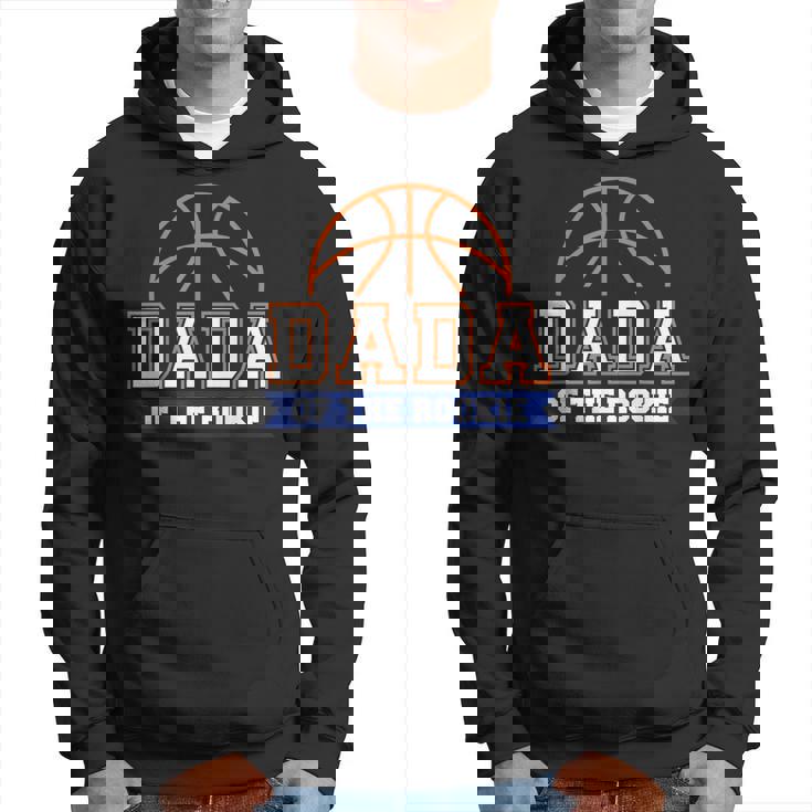 Dada Of Rookie 1St Birthday Basketball Theme Matching Party Hoodie