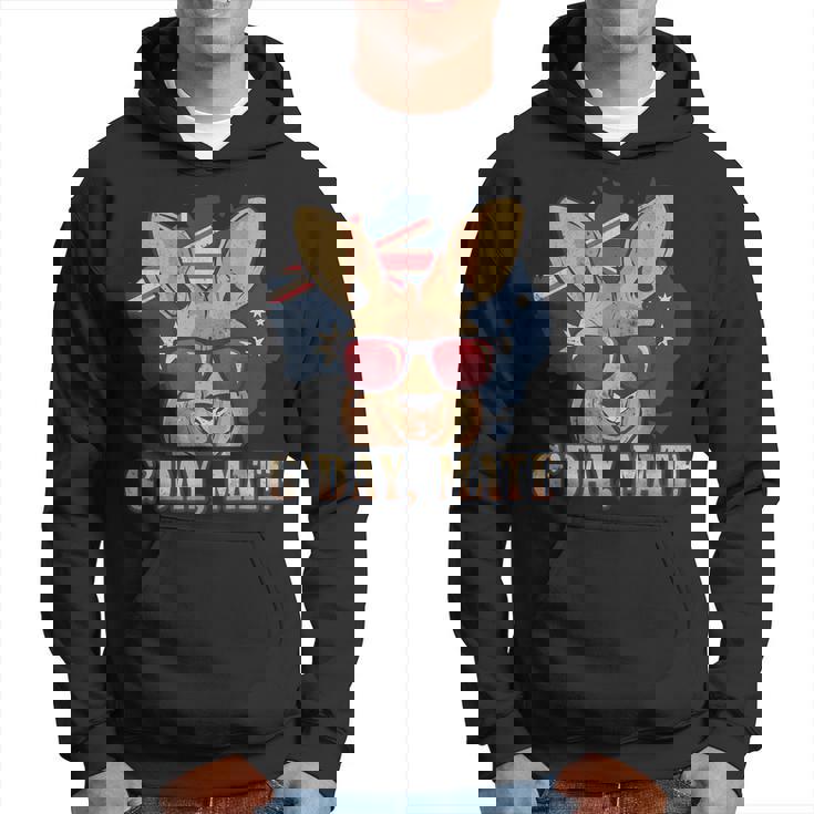 Day Mate Carte Patriotique De L'australie Motif Good Kangourou Sweat à capuche