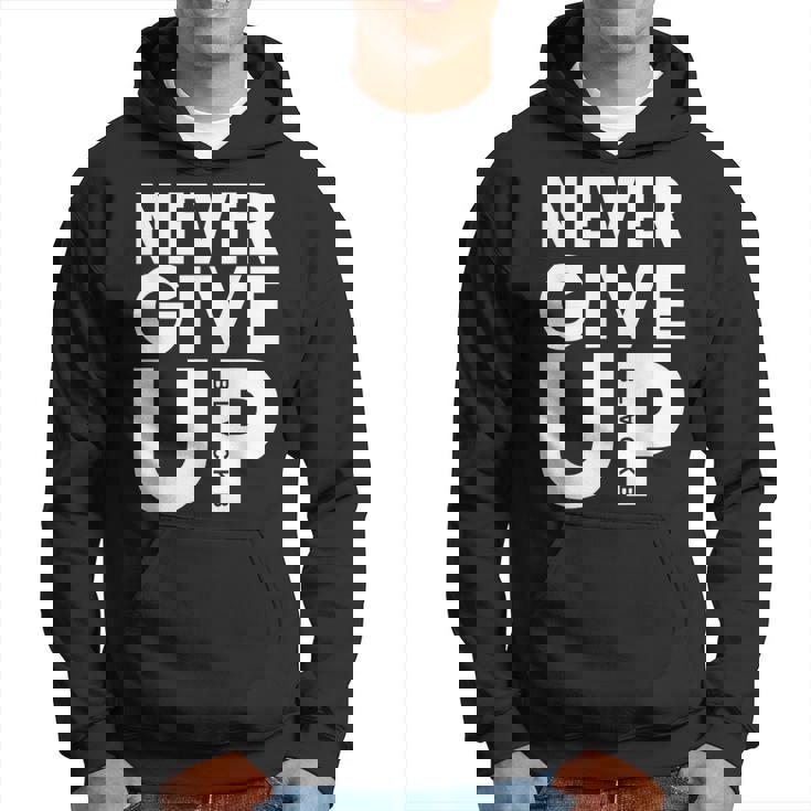 De Fútbol Never Give Up Never Give Up Sudadera