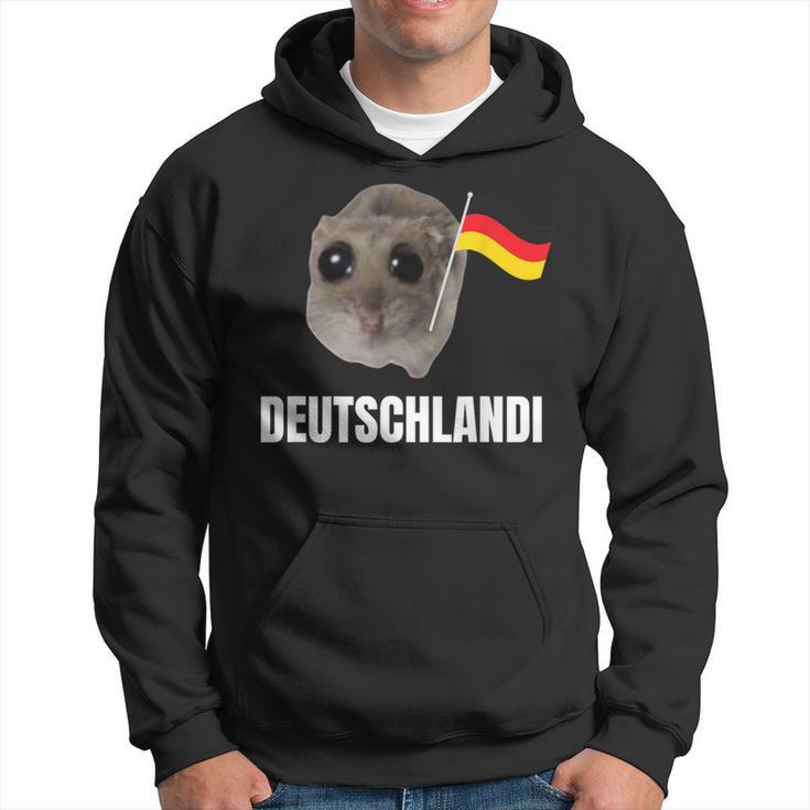 Deutschlandi Sad Hamster Meme Kapuzenpullover