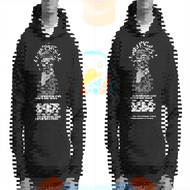 Divertente Dodo Costume Dodobird Uccello Umorismo Retro Felpa con cappuccio