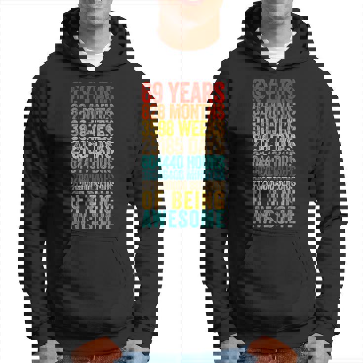 Divertida Camisa De Cumpleaños 69 Old Meter 69 Year Old Sudadera