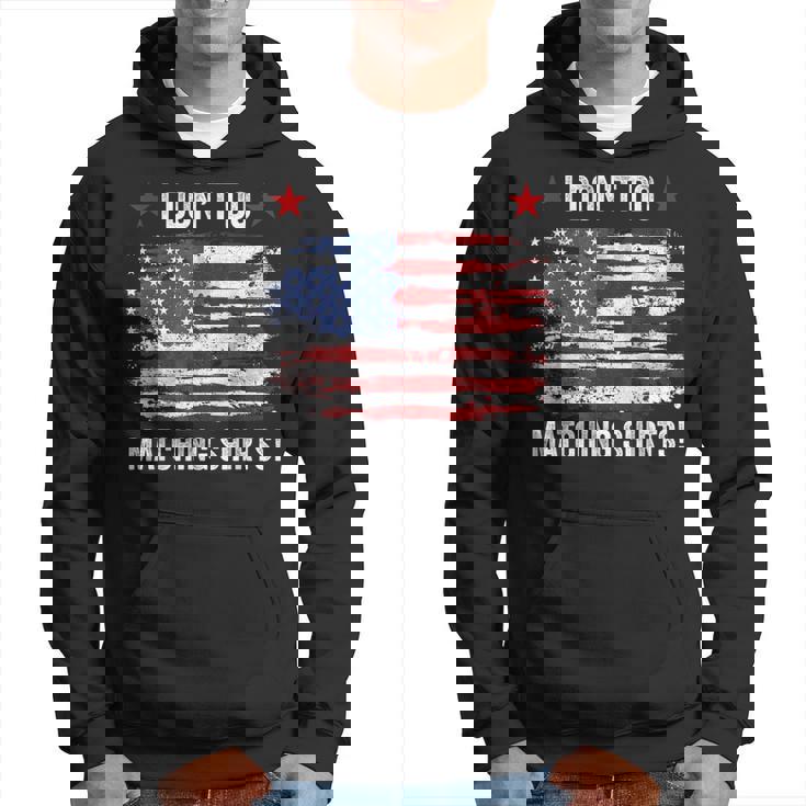 I Dont Matching But I Do 4Th Of July Usa Flag Couples Hoodie