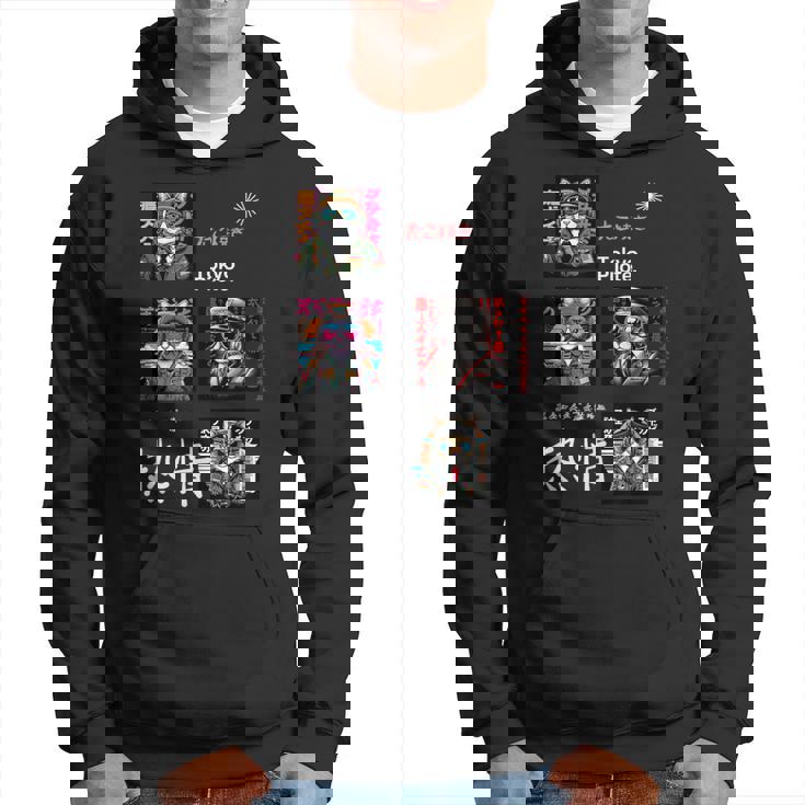Escadrille Neko De Tokyo Sweat à capuche