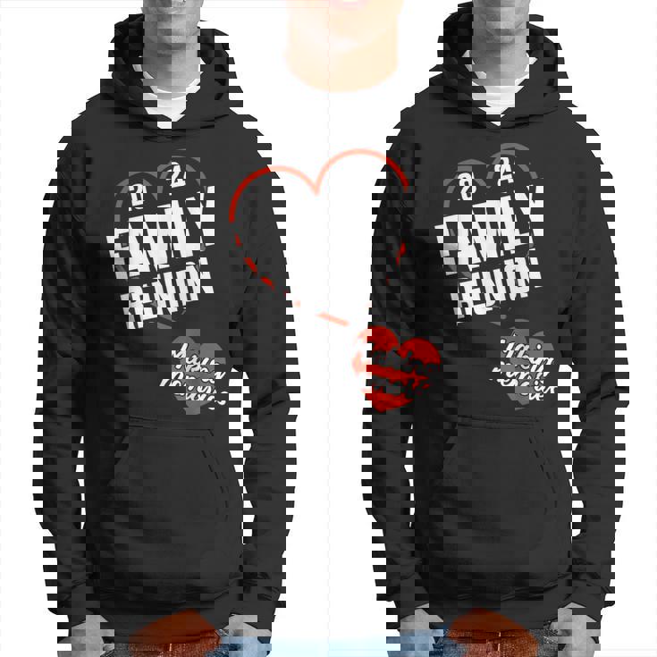 Family Reunion 2024 With Heart Making Memories Vacation Hoodie