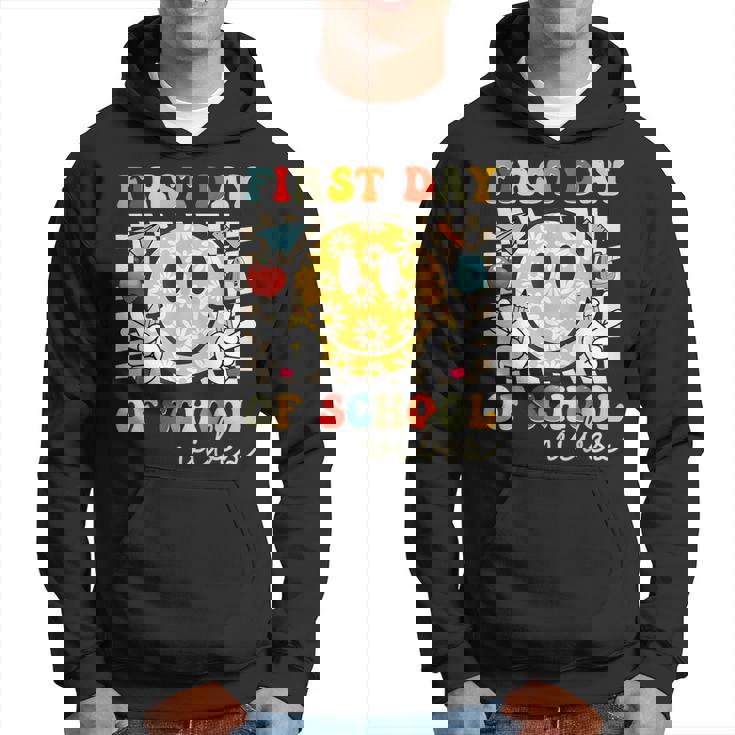 First Day Of School Vibes Back To School Teachers Students Hoodie