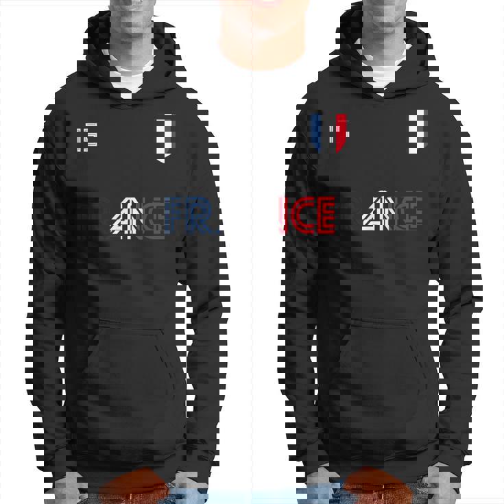 Francia Retro Fútbol Bandera Francesa Sudadera