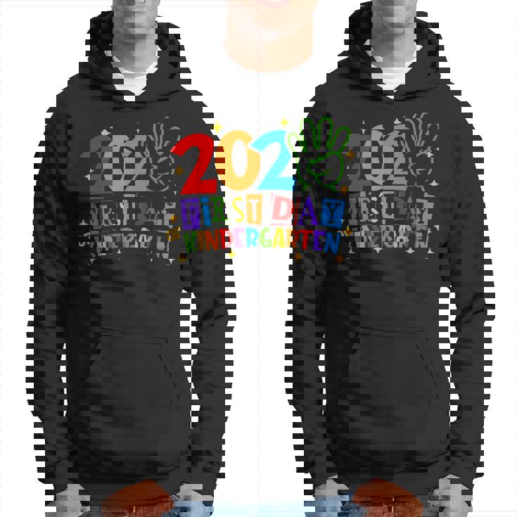 Back To School Happy First Day Of Kindergarten 2024 Hoodie
