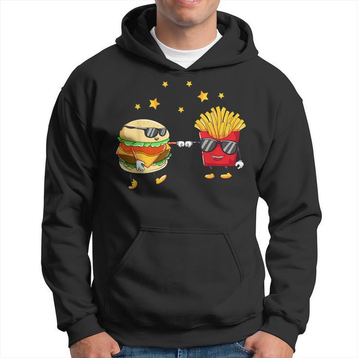 Burger And Pommes Friends Cheeseburger Hamburger Kapuzenpullover