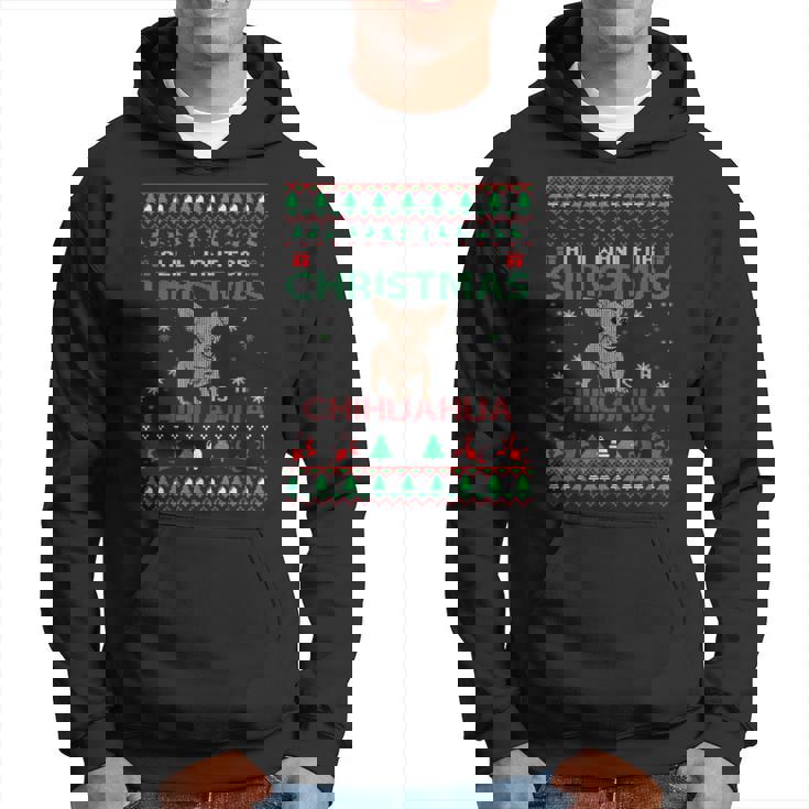 Chihuahua Ugly Christmas Sweaters Hoodie