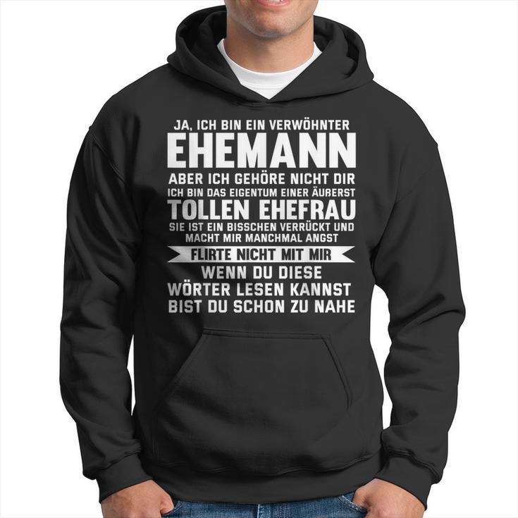 Ja Ich Bin Ein Schöhnter Ehemannalentine's Day Slogan Kapuzenpullover