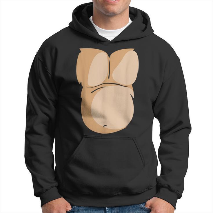 Hairy man chest hoodie best sale