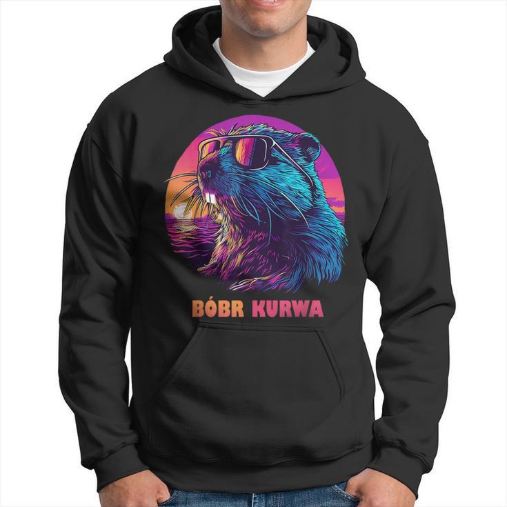 Polish Beaver Meme Bober Bóbr Kurwa Kapuzenpullover