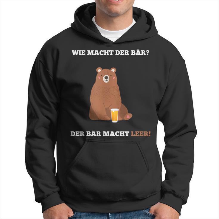 Wie Macht Der Bär Bier Lust Kapuzenpullover