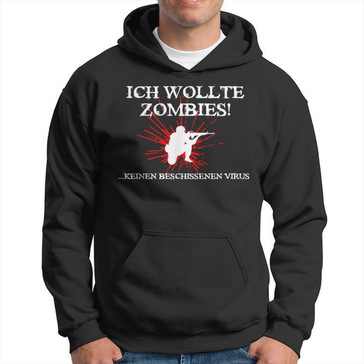 Zombie Ich Wollte Zombies Keineirus Kapuzenpullover