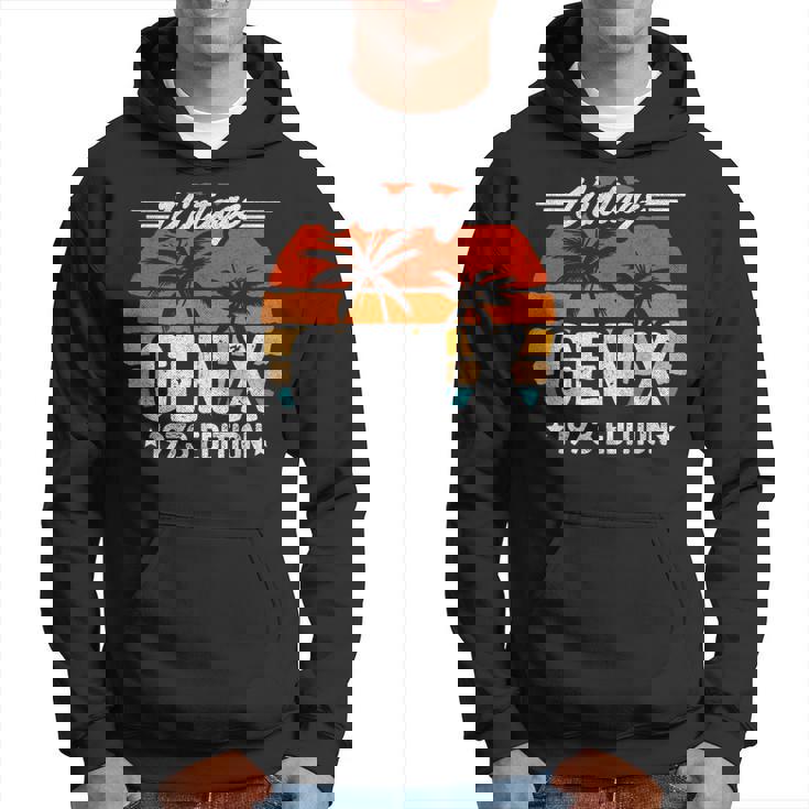 Gen X 1973 Generation X 1973 Birthday Gen X Vintage 1973 Hoodie