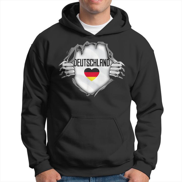 German National Flag Ich Liebe Deutschland Kapuzenpullover