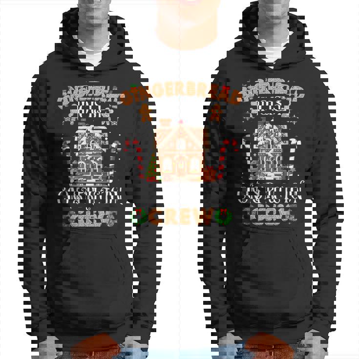 Gingerbread House Construction Crew Christmas Hoodie