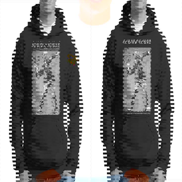 Gogh Hard Coolan Gogh Meme Grafica Distressed Felpa con cappuccio