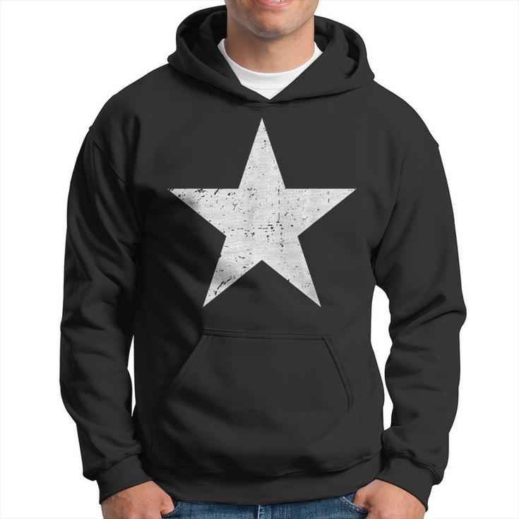 Gráfico De Estrella Blanca Grande Estrella De Estilo Retrointage Sudadera