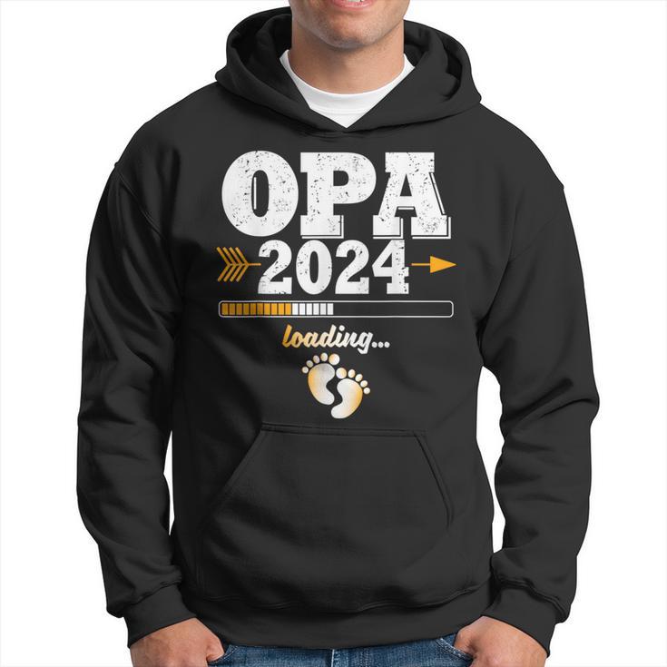 Grandpa 2024 Loading Werdender Opa Kapuzenpullover