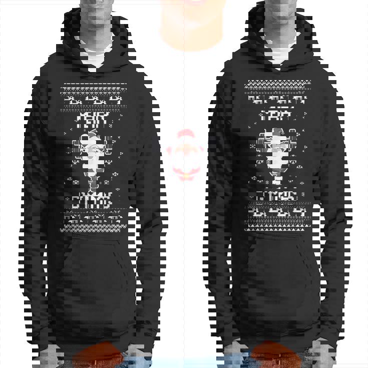 Gym Lover Ugly Christmas Sweater For Holidays Hoodie