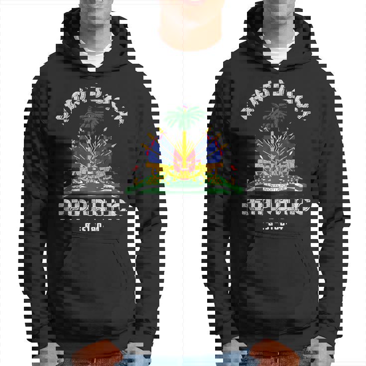 Haiti First Black Republic Since 1804 Haitian Flag Day Hoodie