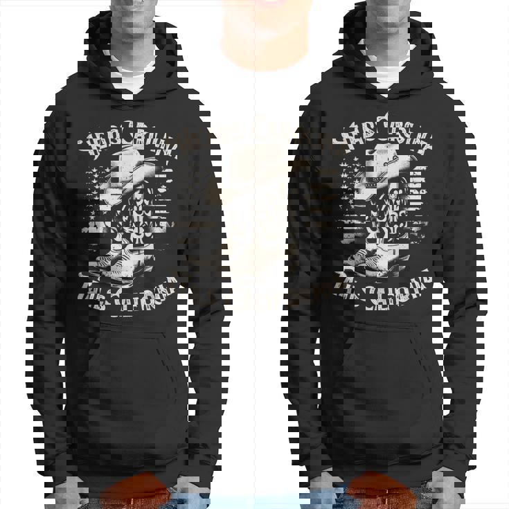 Heads Carolina Tail California Retro Vintage Country Hoodie