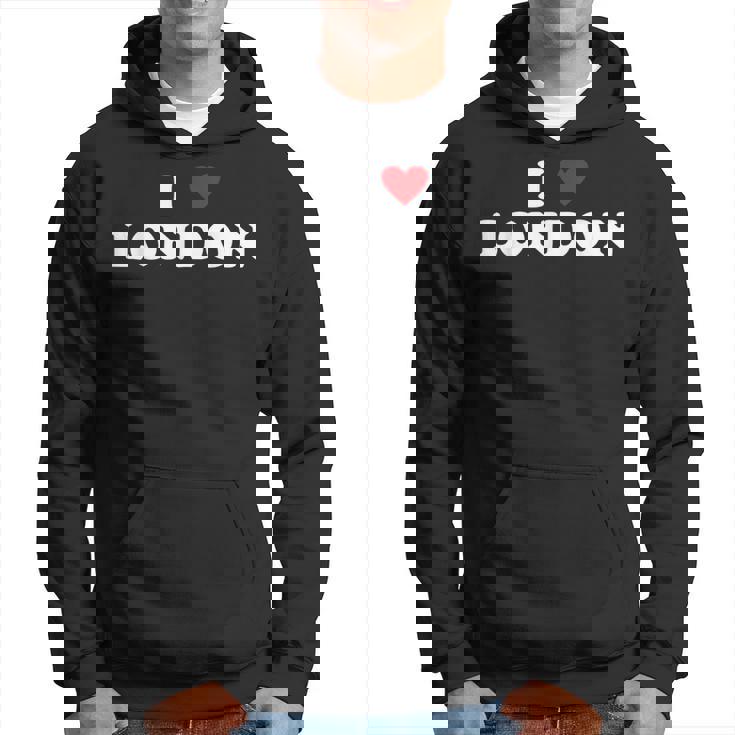 I Heart United Kingdom City I Love London Hoodie