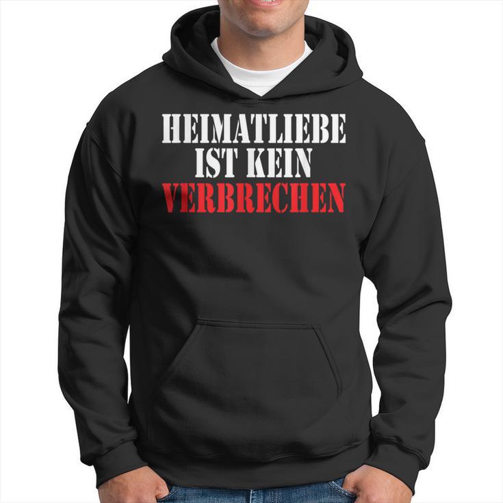 Heimatliebe Ist Keinerbrechen Deutschland German Kapuzenpullover