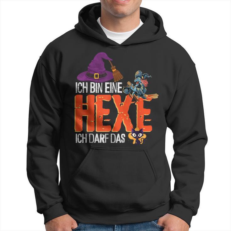 Ich Bin Eine Hexe Ich Darf Das Hexe Kapuzenpullover