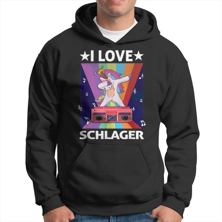 Ich Liebe Schlager Party Costume Folk Music I Love Schlager S Kapuzenpullover