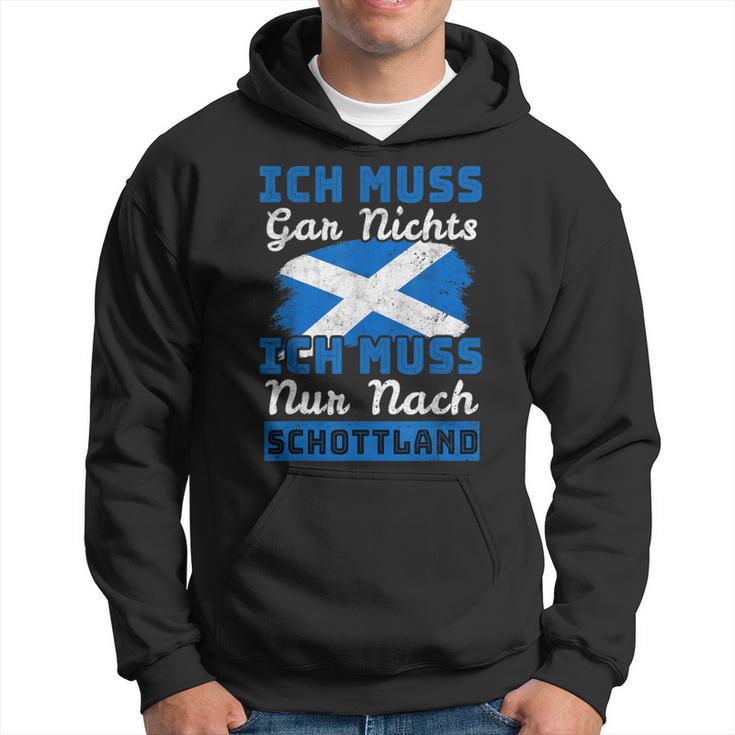 Ich Muss Nur Nach Scotland I Must Not Be In English Kapuzenpullover