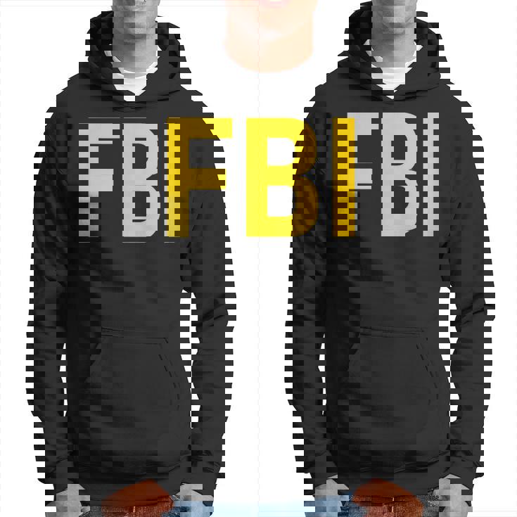 Il Carnevale Dei Bambini Della Pressione Dell' Fbi Polizia Felpa con cappuccio