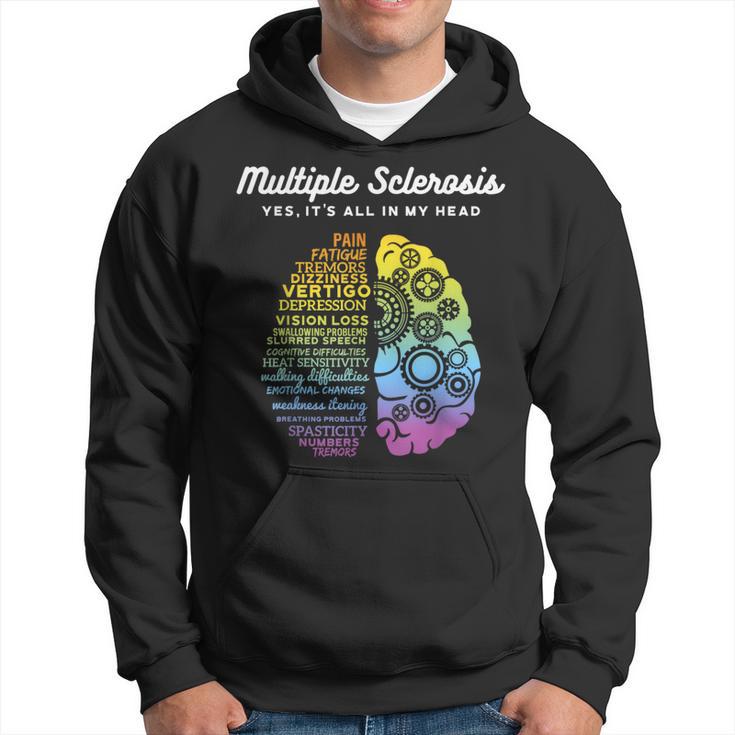 Ja Es Es Ist Alles In Mein Kopf Multiple Sclerosis Ms Kapuzenpullover