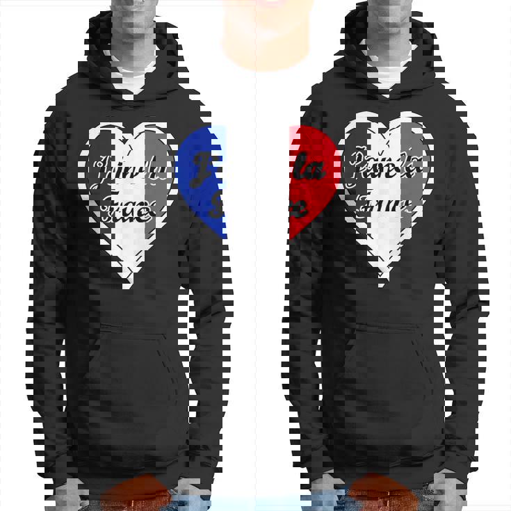J'aime La France Drapeau J'aime La Culture Française Paris Francaise Sweat à capuche