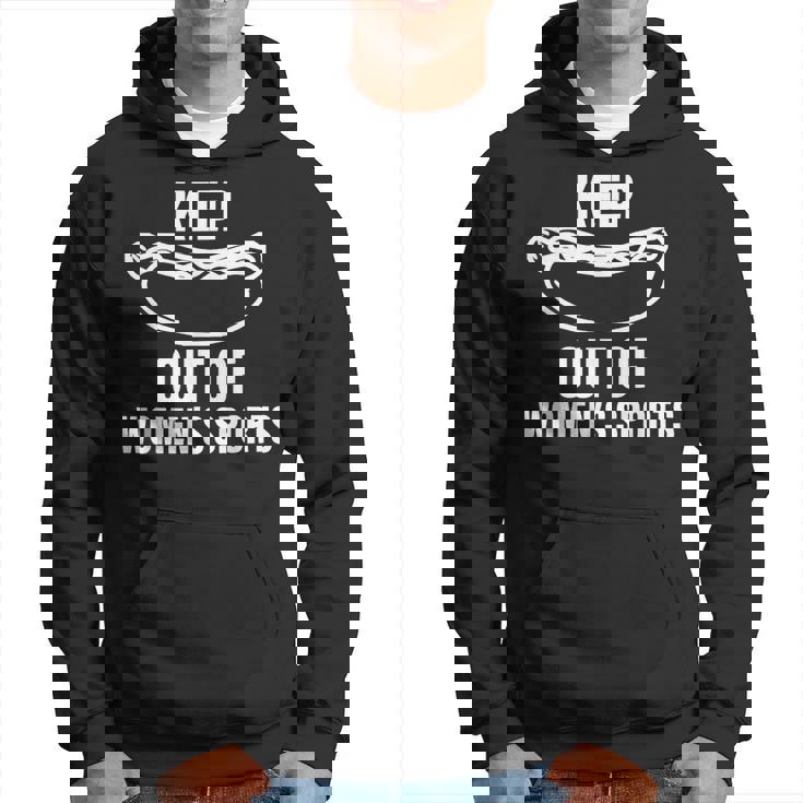 Keep Hot-Dogs Out Of Women's Sports Support Women's Sports Hoodie