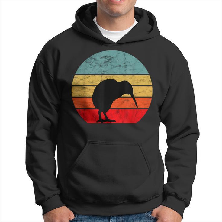 Kiwi Bird Retrointage Sunset New Zealand Animals Kiwi Bird S Kapuzenpullover