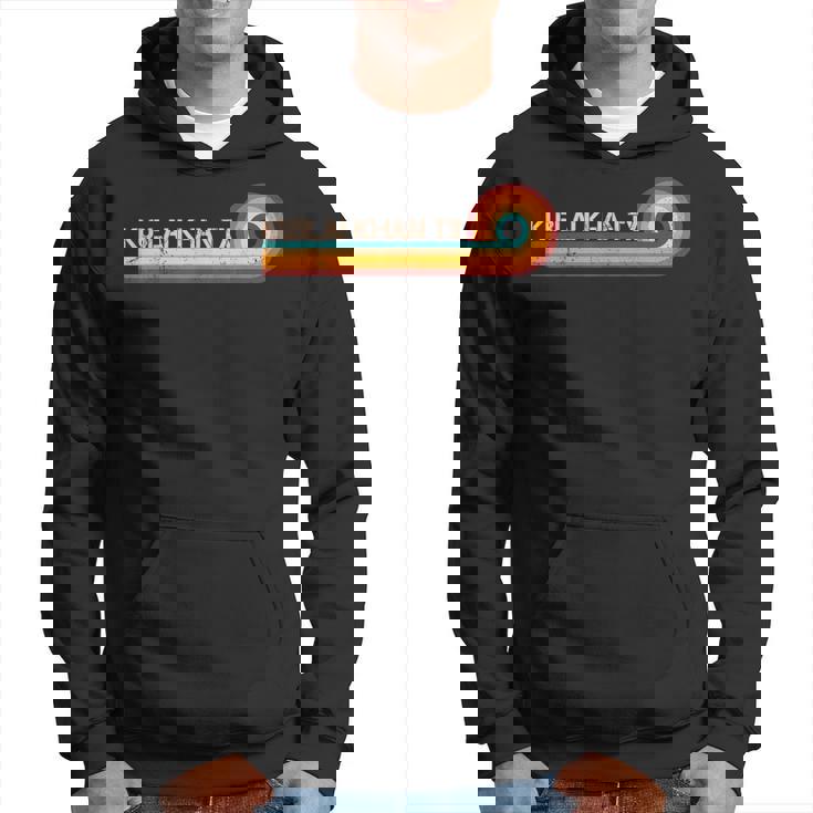 Kublai Khan Tx Retro Stripes Musician Vintage Hoodie