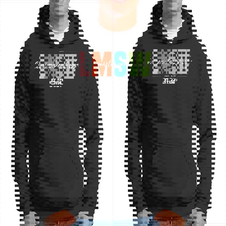 Lmsw 2024 Licensed Master Social Worker Graduation Hoodie